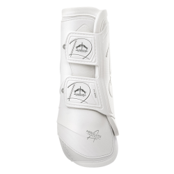 Guetes de dressage Veredus Absolute Easy Strap posteriores Branco Guetes de dressage Veredus Absolute Easy Strap posteriores Branco