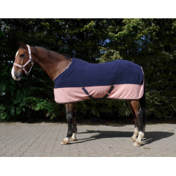 Fleeceshirt Equithème Marinho / dourado rosa Azul