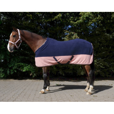 Fleeceshirt Equithème Marinho / dourado rosa Azul