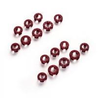 Inserções de borracha antiderrapante Veredus para estribos Steel1 Vita Bordéus Bordô Inserções de borracha antiderrapante Veredus para estribos Steel1 Vita Bordéus Bordô