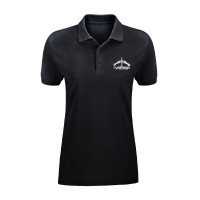 Polo Veredus feminino de mangas curtas Preto Polo Veredus feminino de mangas curtas Preto