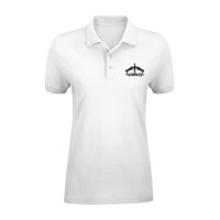 Polo Veredus feminino de mangas curtas Branco Polo Veredus feminino de mangas curtas Branco