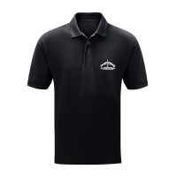 Polo Veredus homem de mangas curtas Preto