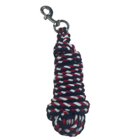 Corda trançada tricolor Canter Marinho / branco / vermelho Azul