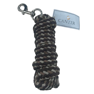 Corda trançada tricolor Canter Marrom / taupe / bege