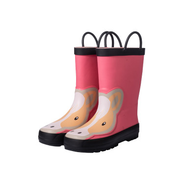 Botas de borracha HKM Maui criança Rosa