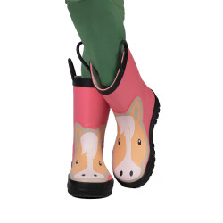 Botas de borracha HKM Maui criança Rosa