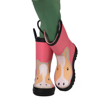 Botas de borracha HKM Maui criança Rosa