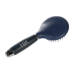 Escova para crina e cauda HKM Gel Azul escuro / preto
