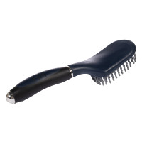Escova para crina e cauda HKM Soft Azul escuro / preto