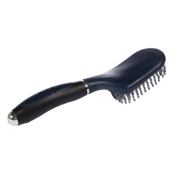 Escova para crina e cauda HKM Soft Azul escuro / preto Escova para crina e cauda HKM Soft Azul escuro / preto