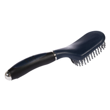 Escova para crina e cauda HKM Soft Azul escuro / preto Escova para crina e cauda HKM Soft Azul escuro / preto