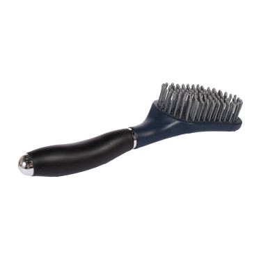 Escova para crina e cauda HKM Soft Azul escuro / preto Escova para crina e cauda HKM Soft Azul escuro / preto