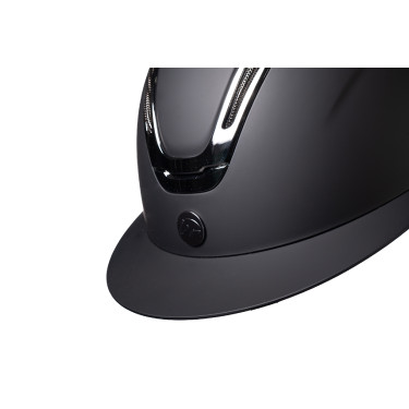 Capacete HKM Kaida Preto / prateado