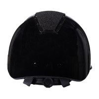 Capacete HKM Lady Shield brilhante Preto / prateado