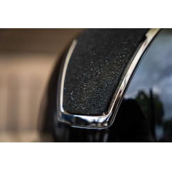 Capacete HKM Lady Shield brilhante Preto / prateado