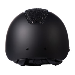 Capacete HKM Lady Shield Elegant Preto / prateado