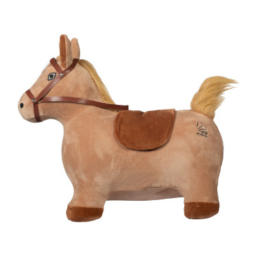 Cavalo saltador HKM infantil Castanho claro