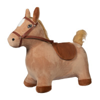 Cavalo saltador HKM infantil Castanho claro