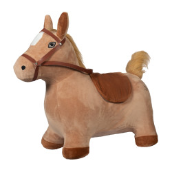Cavalo saltador HKM infantil Castanho claro