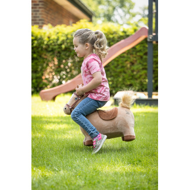 Cavalo saltador HKM infantil Castanho claro