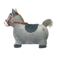Cavalo saltador HKM infantil Cinzento