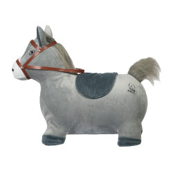 Cavalo saltador HKM infantil Cinzento