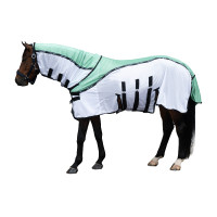 Capa anti-moscas HKM Light Verde / branco