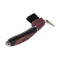 Cureta para casco HKM Soft Bordô / preto Bord&amp;amp;amp;ocirc;