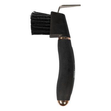 Cureta para casco HKM Soft Preto / dourado rosé
