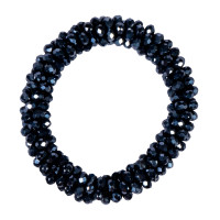 Elástico para cabelo HKM Crystal Azul profundo