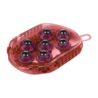 Luva de massagem HKM Flip Bordô / cinza Bord&amp;amp;amp;ocirc;