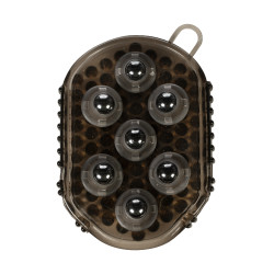 Luva de massagem HKM Flip Preto Luva de massagem HKM Flip Preto