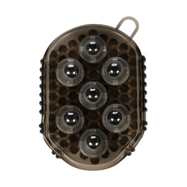 Luva de massagem HKM Flip Preto Luva de massagem HKM Flip Preto