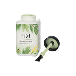 Óleo para cascos HKM em frasco para o ressecamento Branco