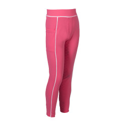 Legging infantil HKM Maui com fundo integral em silicone Rosa Legging infantil HKM Maui com fundo integral em silicone Rosa