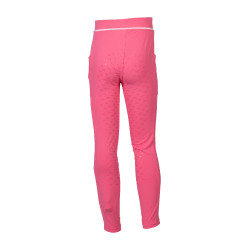 Legging infantil HKM Maui com fundo integral em silicone Rosa Legging infantil HKM Maui com fundo integral em silicone Rosa