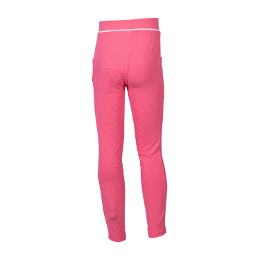 Legging infantil HKM Maui com fundo integral em silicone Rosa Legging infantil HKM Maui com fundo integral em silicone Rosa