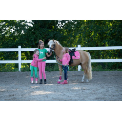 Legging infantil HKM Maui com fundo integral em silicone Verde