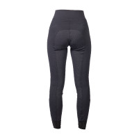 Legging HKM Tammy com fundo integral em silicone para mulher Azul profundo