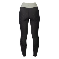 Legging Lauria Garrelli Limone com assento integral em silicone para mulher Preto