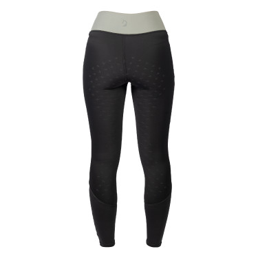 Legging Lauria Garrelli Limone com assento integral em silicone para mulher Preto