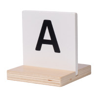 Letra de dressage HKM Hobby Horse Preto / branco Letra de dressage HKM Hobby Horse Preto / branco