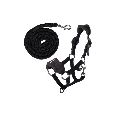 Caveção com polar HKM Hobby Horse Preto Caveção com polar HKM Hobby Horse Preto