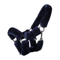 Cabeçada HKM com pele sintética Hobby Horse Azul