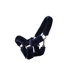 Cabeçada HKM com pele sintética Hobby Horse Azul