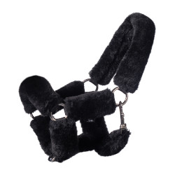 Cabeçada HKM com pele sintética Hobby Horse Preto Cabeçada HKM com pele sintética Hobby Horse Preto