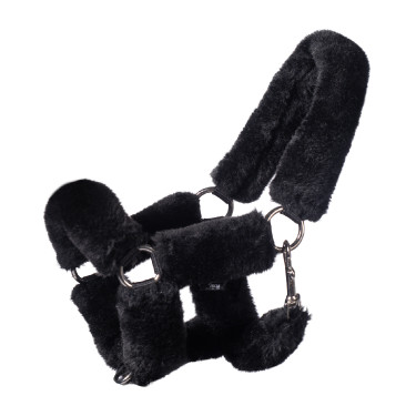 Cabeçada HKM com pele sintética Hobby Horse Preto Cabeçada HKM com pele sintética Hobby Horse Preto