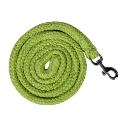 Longe HKM Glow-Line com mosquetão Verde