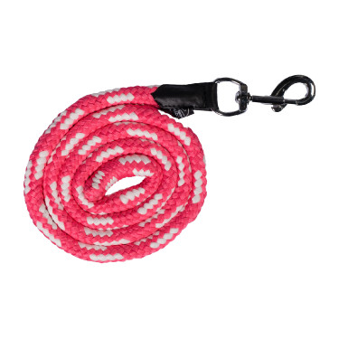 Longe HKM Maui com mosquetão Rosa / branco